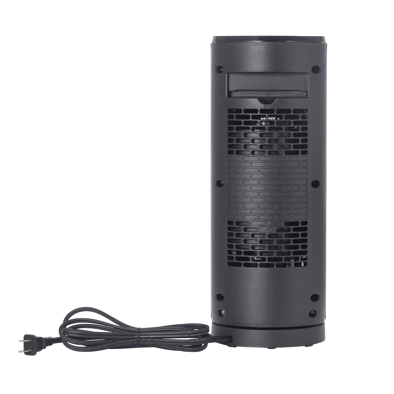 Alt View 6. Black+Decker - BLACK+DECKER Ceramic Oscillating Tower Heater with Remote Control, Space Heater with Digital LED Display, Black - Black.