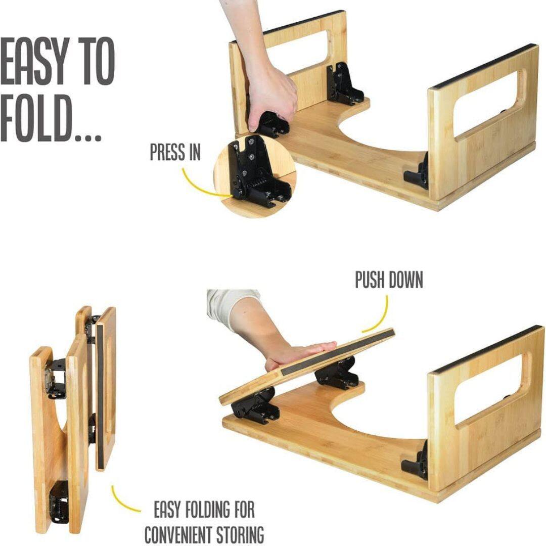 EASY TO FOLD...

PRESS IN

PUSH DOWN

EASY FOLDING FOR CONVENIENT STORING
