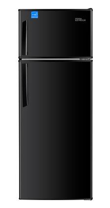 Premium Levella - 7.3 CuFt Top-Mount Refrigerator with Three Door Balconies - Black