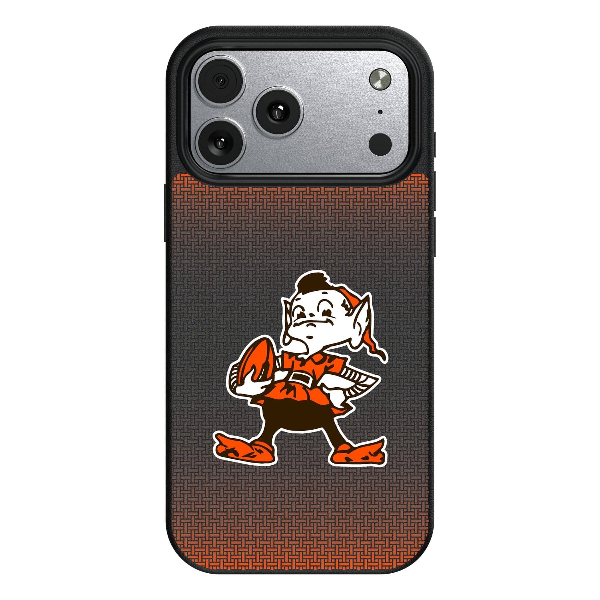 Keyscaper - NFL - Cleveland Browns Linen Logo iPhone Magnetic Bump Case - 17 Pro - Black price history on PriceWatchPro