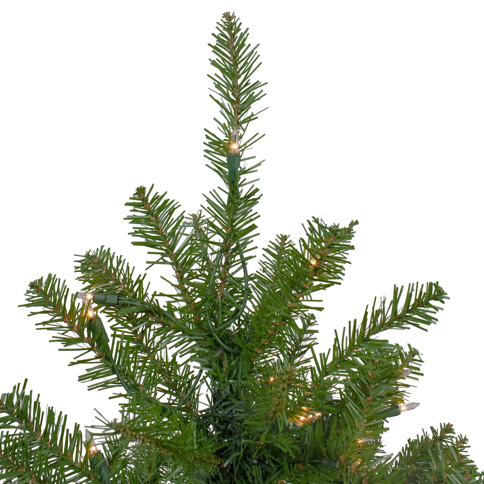 Alt View 2. Northlight - 10' Pre-Lit Green Medium Northern Pine Artificial Christmas Tree - Clear Lights - Green.