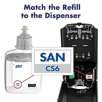 Match the Refill to the Dispenser

SAN CS6

Pured SAN CS6