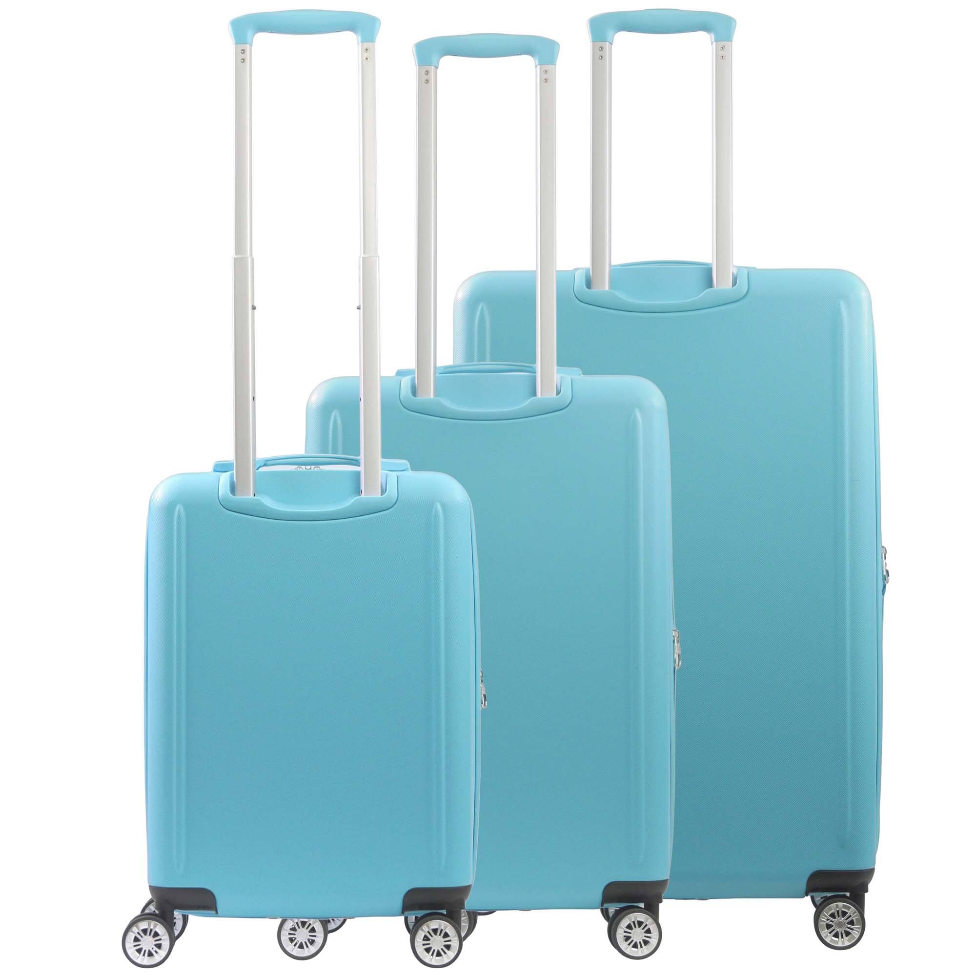 Back. Tommy Bahama - 3-Piece Hardside Luggage Set with 3D Pineapple – 30", 26" & 21.5" Spinner Suitcases - Blue.