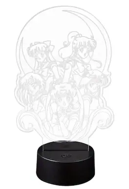 Just Funky - Sailor Moon Acrylic Lamp LED Lamp - Black