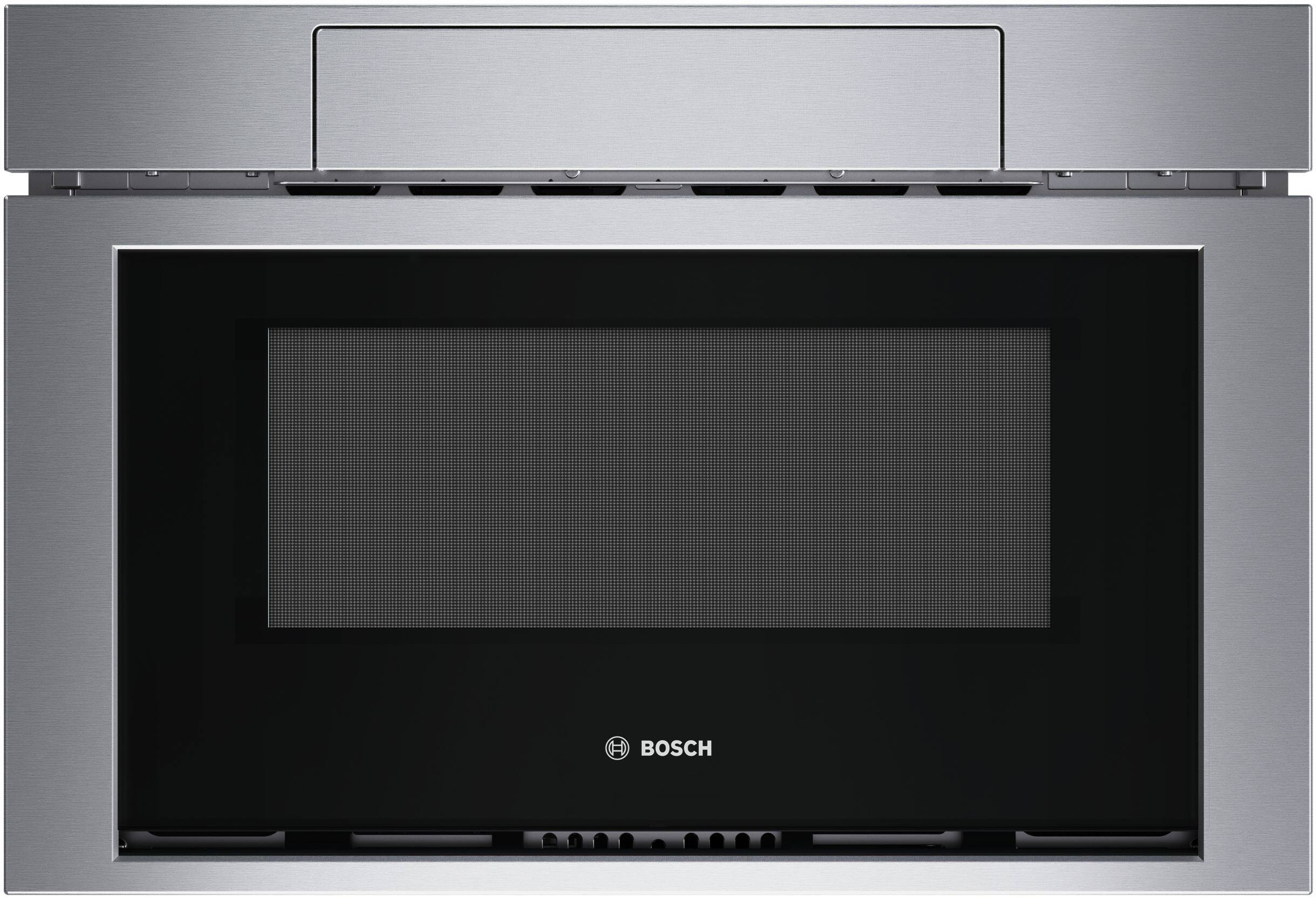 Alt View 1. Bosch - 800 Series 1.2 Cu. Ft. Built-In Drawer Smart Microwave with Sensor Cooking - Stainless Steel.