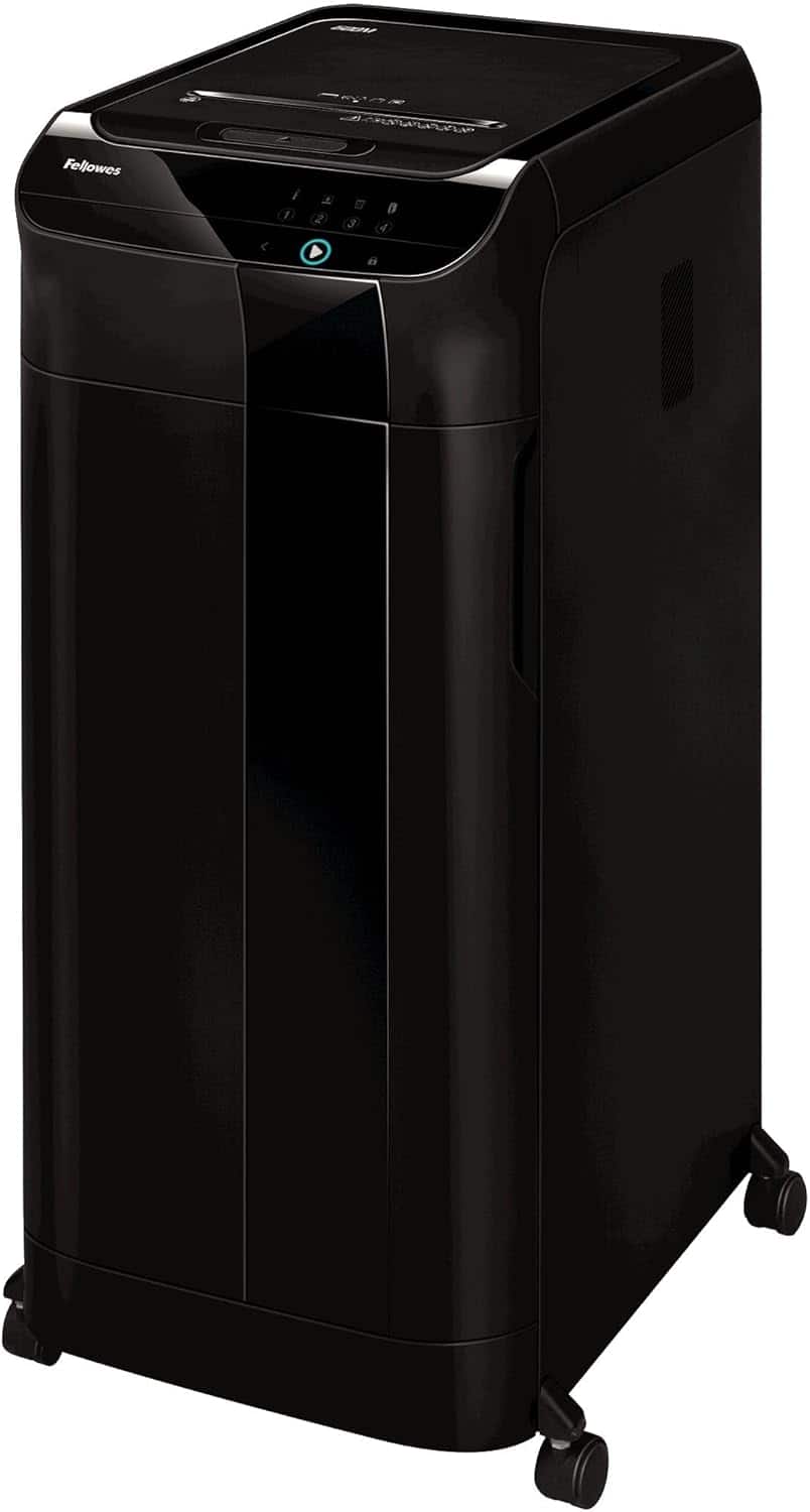 Fellowes - AutoMax 600M 2-in-1 Heavy Duty Auto Feed Commercial Paper Shredder with Micro-Cut
