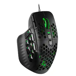 PO3TICJUNKI3 - Sm809 Pro Gaming Mouse With Side Buttons Rgb For Gamer Macros Mmo - Wired - Black