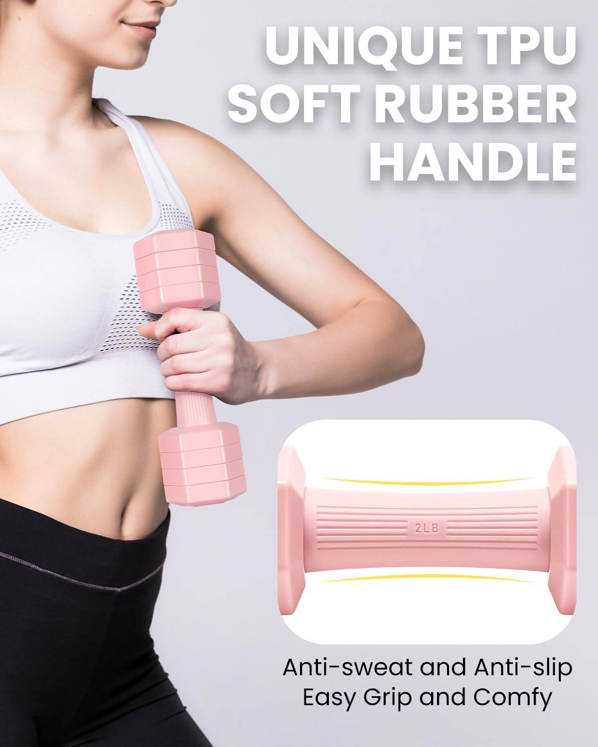UNIQUE TPU SOFT RUBBER HANDLE

Anti-sweat and Anti-slip Easy Grip and Comfy