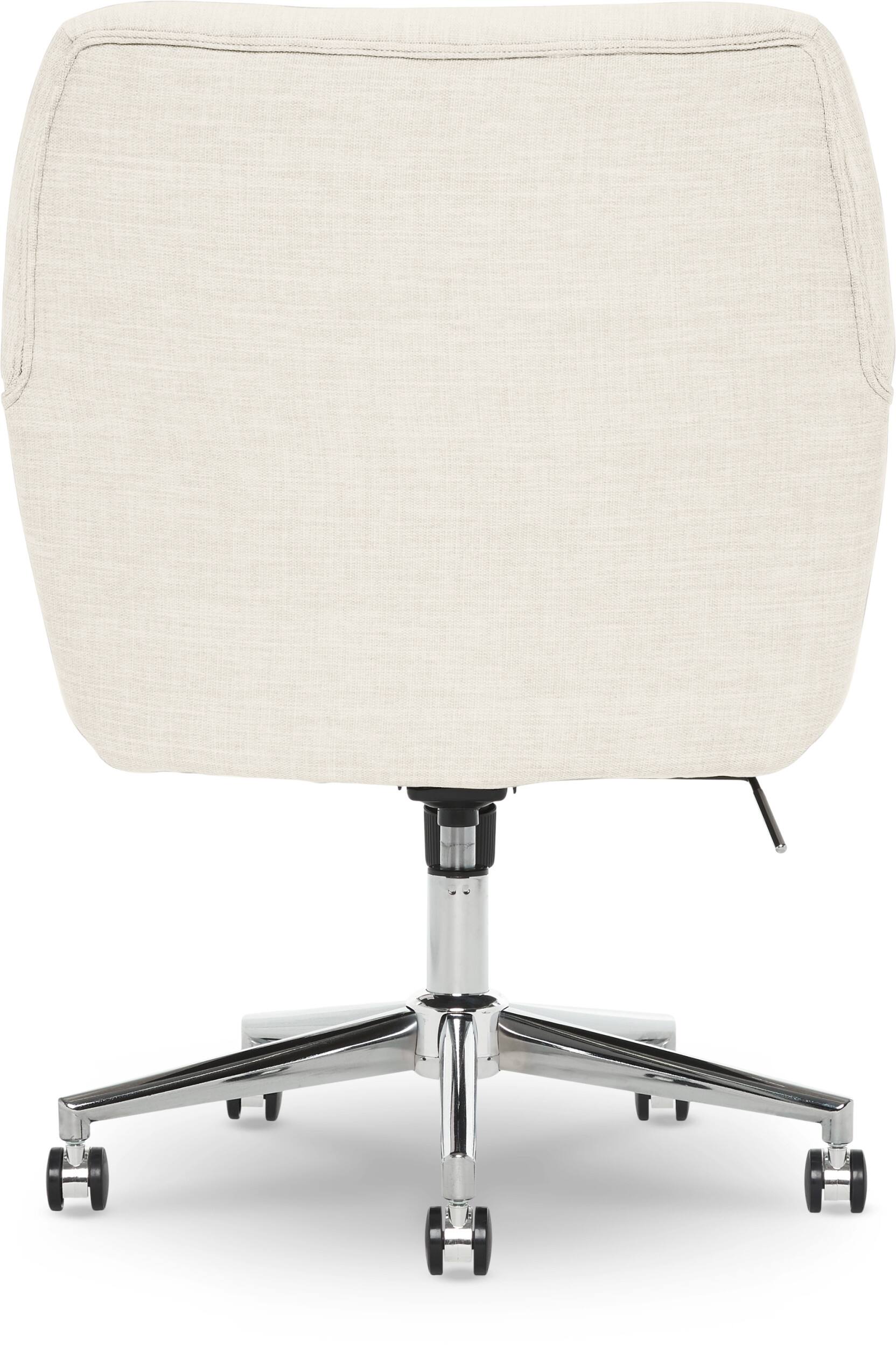 Alt View 15. Serta - Ashland Memory Foam & Twill Fabric Home Office Chair - Ivory.