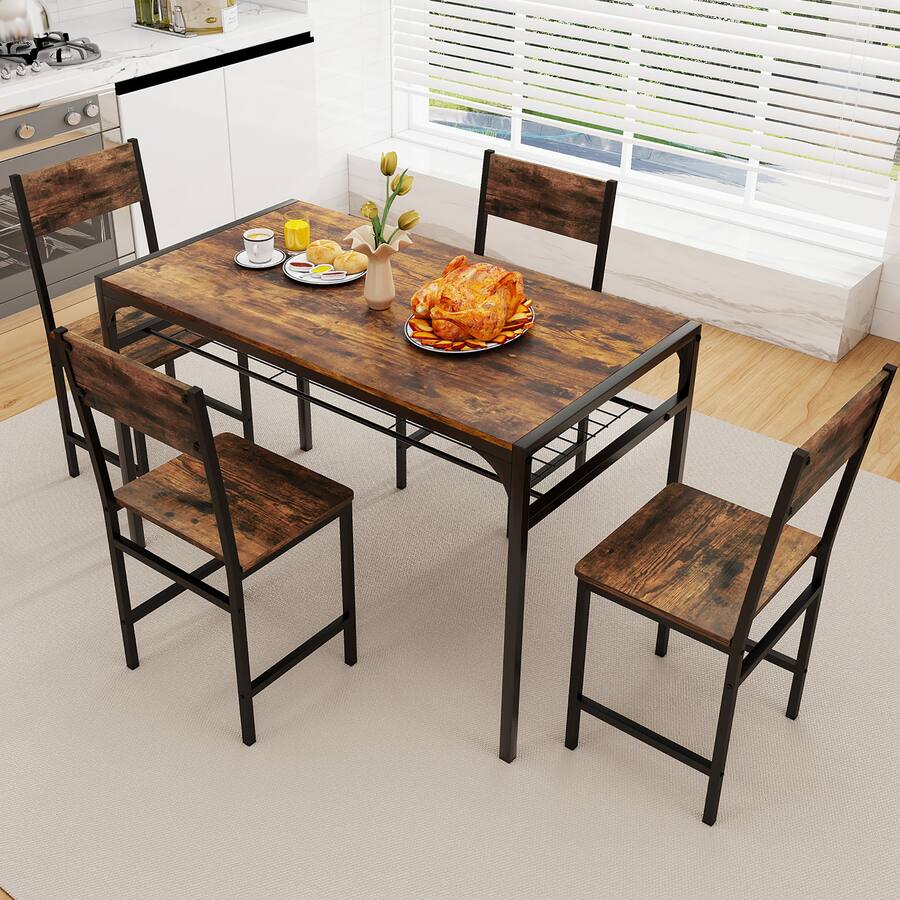 Slanted C Gymax Set of 2 Dining Chairs w/Metal Legs Slanted Back Wide Seat for ...