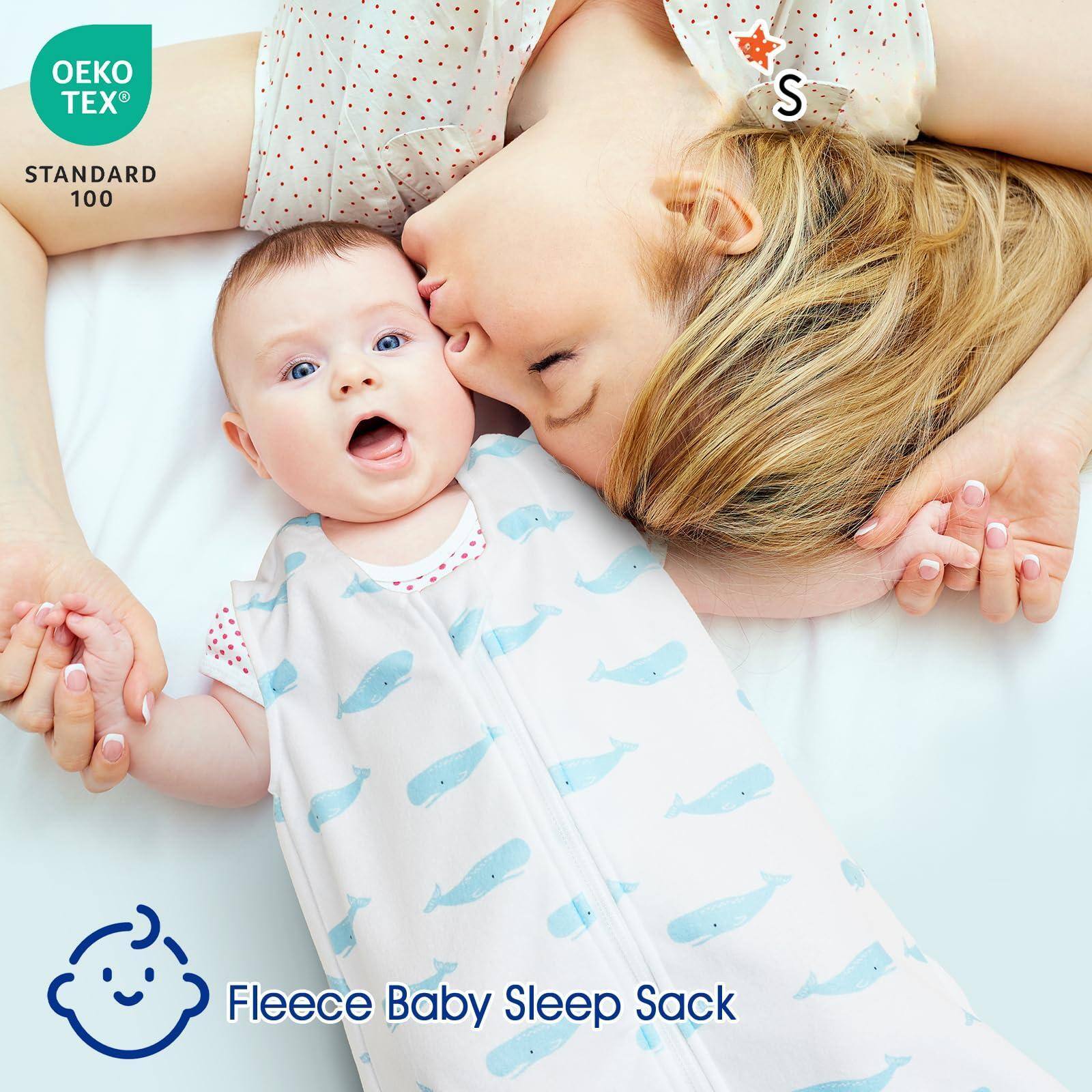 OEKO TEX  
STANDARD 100  

Fleece Baby Sleep Sack  

S