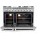 Alt View 2. COSMO - COS-EPGR486G 48 in. Haven Collection 7 cu. ft. Double Oven Gas Range, 6 Burners, Griddle, Convection, Knob LEDs - Stainless Steel.