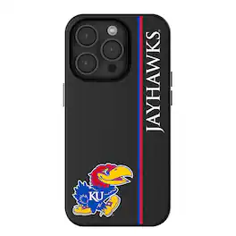 Keyscaper - NCAA - Kansas Jayhawks iPhone Magnetic Bump Case - 15 - Black