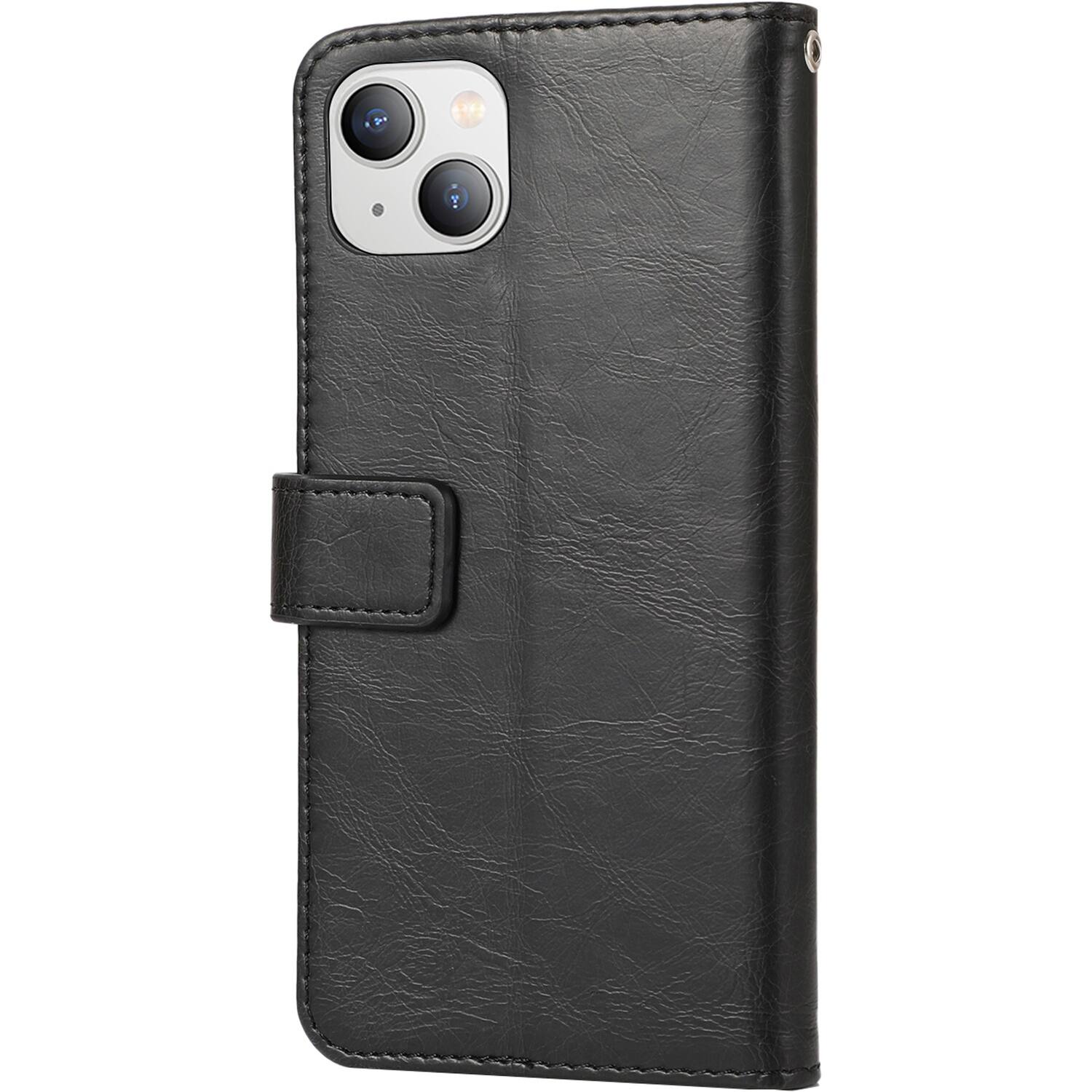Alt View 11. SaharaCase - Folio Wallet Case for Apple iPhone 14 Plus - Black.