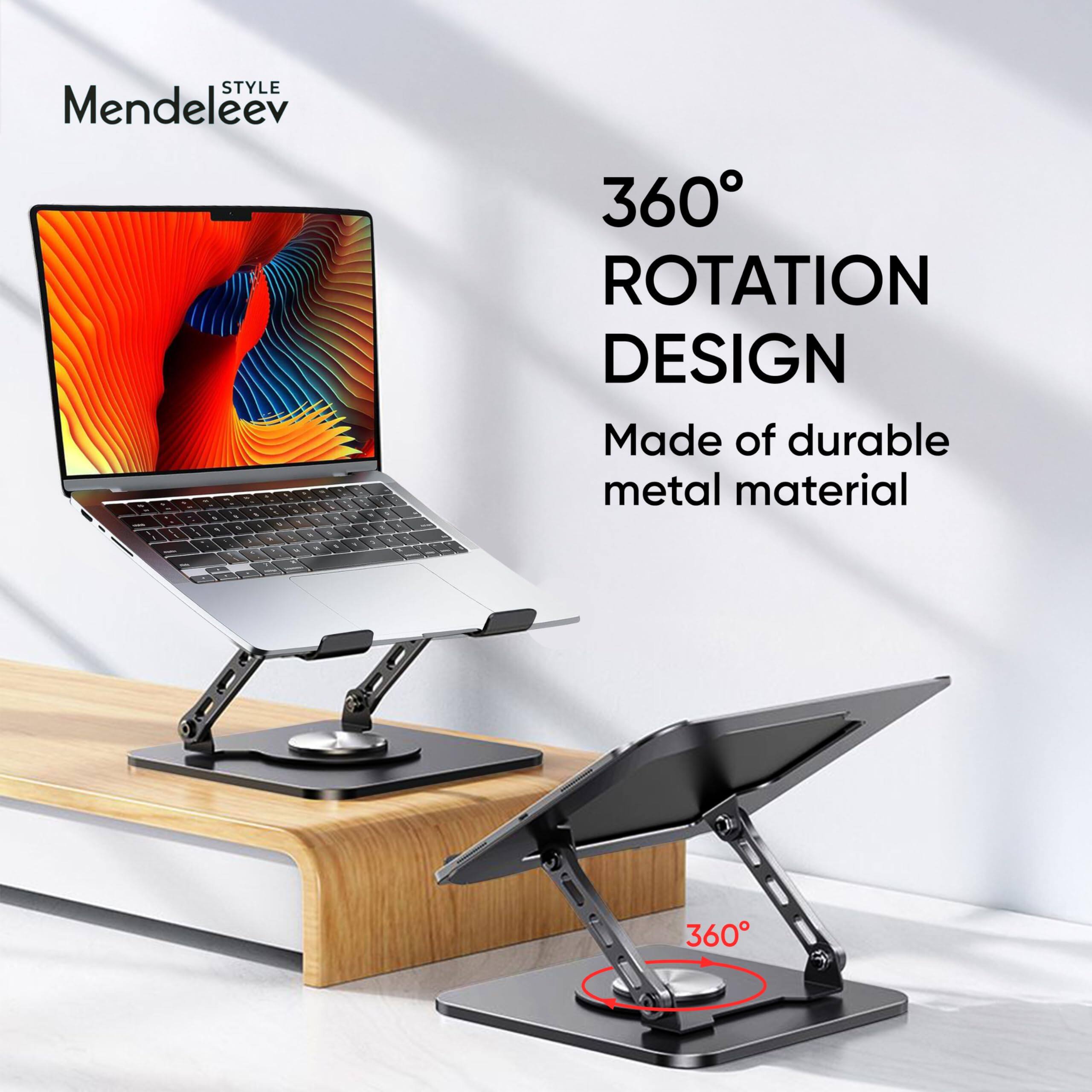 STYLE Mendeleev  
360° ROTATION DESIGN  
Made of durable metal material