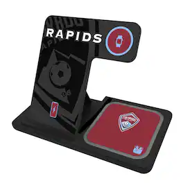 Keyscaper - Colorado Rapids 3-In-1 Wireless Charger - Multicolor