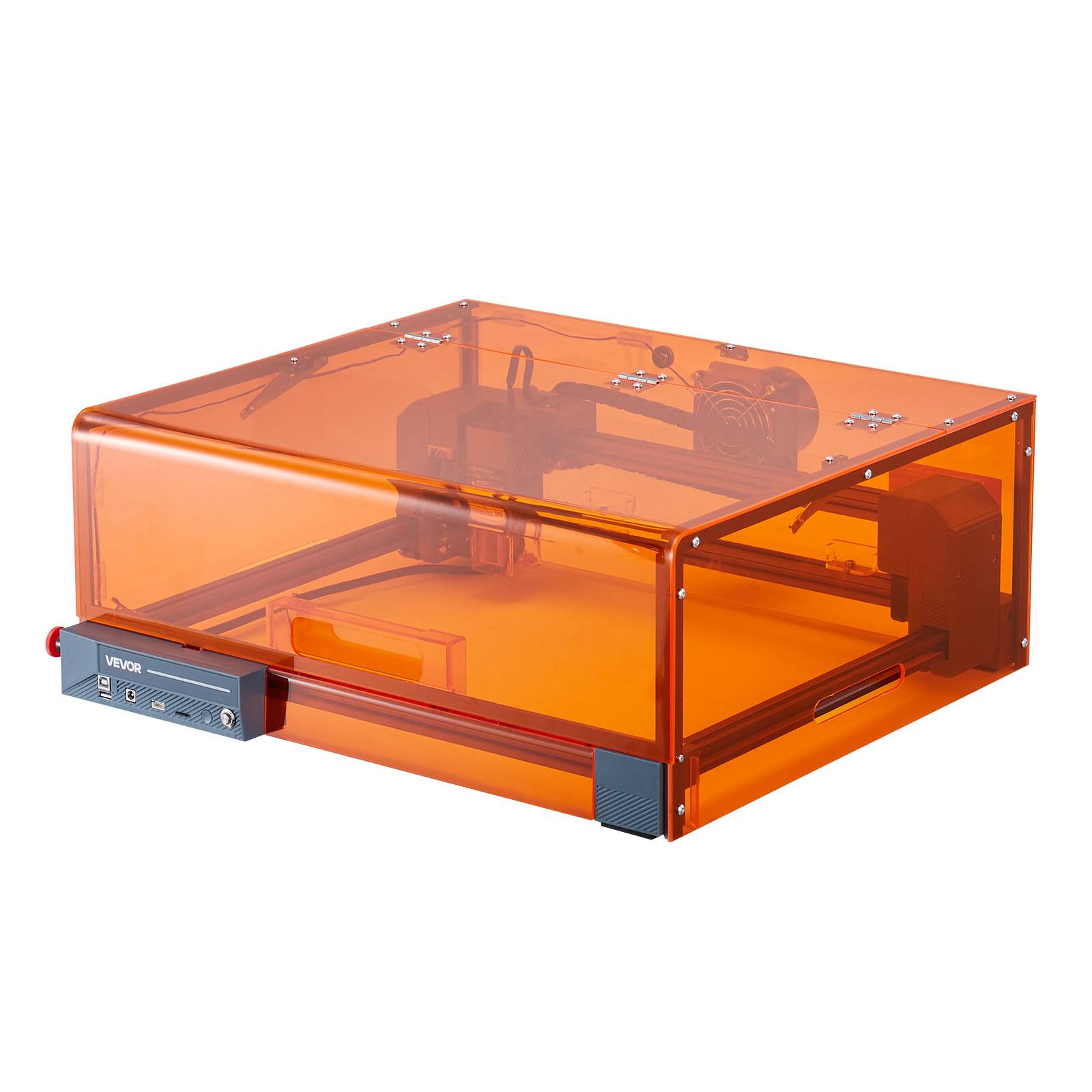 Alt View 5. VEVOR - Laser Engraver, 10W, Laser Engraving and Cutting Machine with Enclosure, Laser Cutter Engraver Machine.