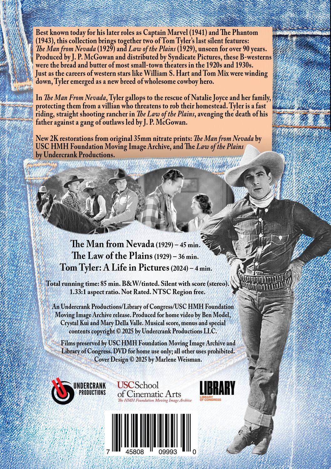 Alt View 1. Tom Tyler Silent Film Collection   - DVD.