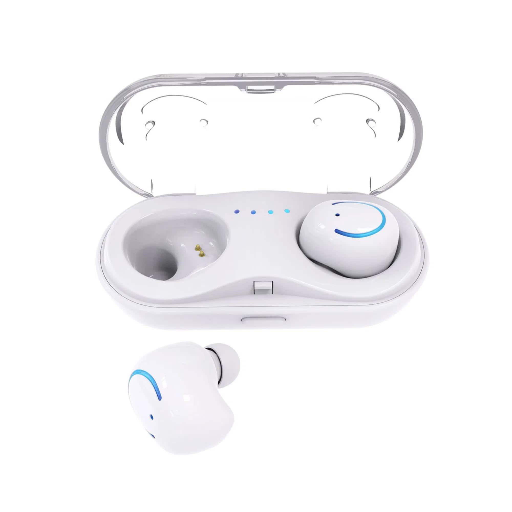 BEARSOLIM - Wireless Bluetooth Headphones Stereo Earbuds,in - White