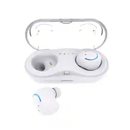BEARSOLIM - Wireless Bluetooth Headphones Stereo Earbuds,in - White