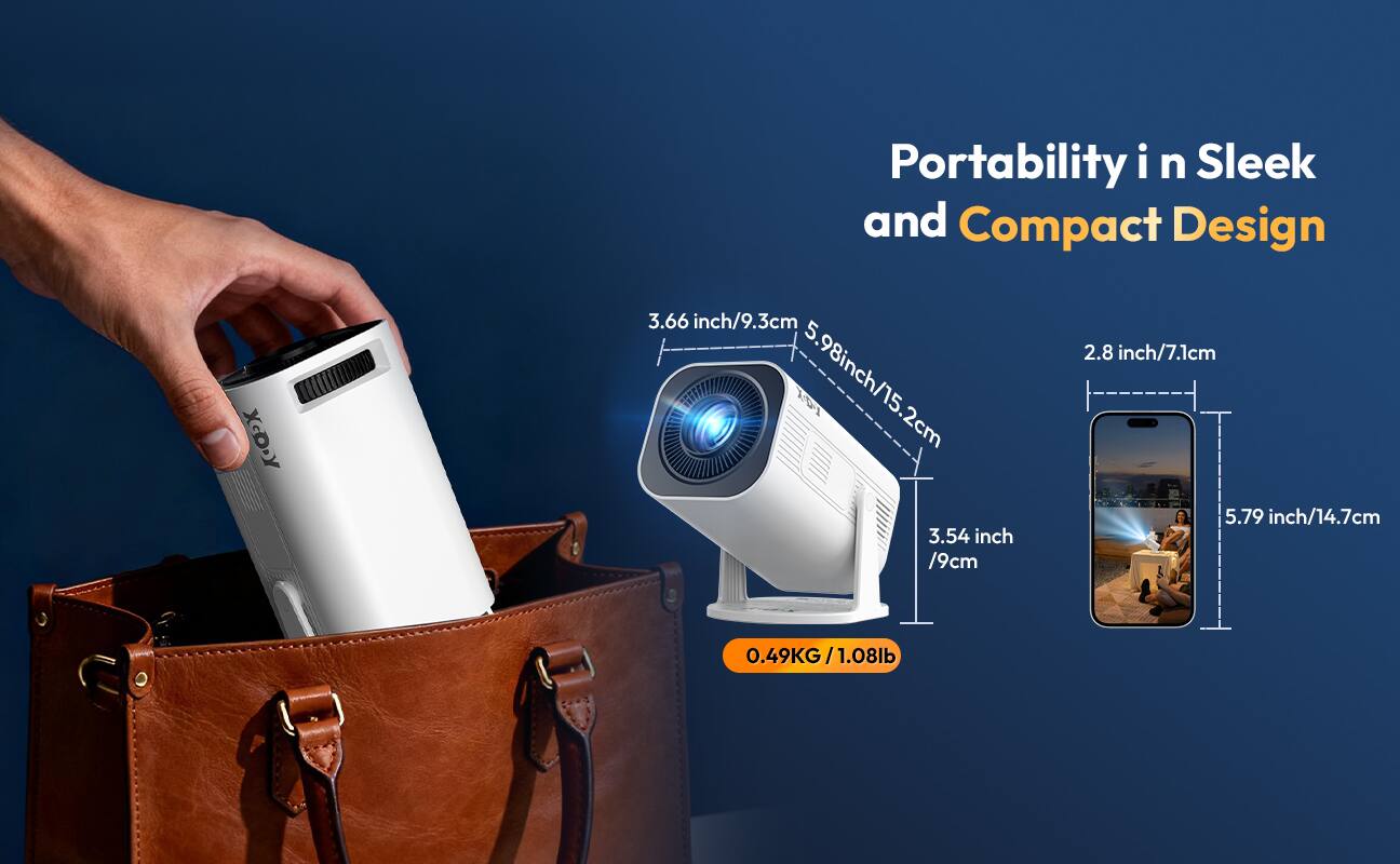 Portability in Sleek and Compact Design

- 3.66 inch / 9.3 cm
- 2.8 inch / 7.1 cm
- 5.98 inch / 15.2 cm
- 3.54 inch / 9 cm
- 5.79 inch / 14.7 cm
- 0.49 KG / 1.08 lb