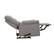 Alt View 11. ProLounger - Cooper Tufted Back Extra Large Low-Pile Velour Wall Hugger Reclining Chair - Smoke Gray.