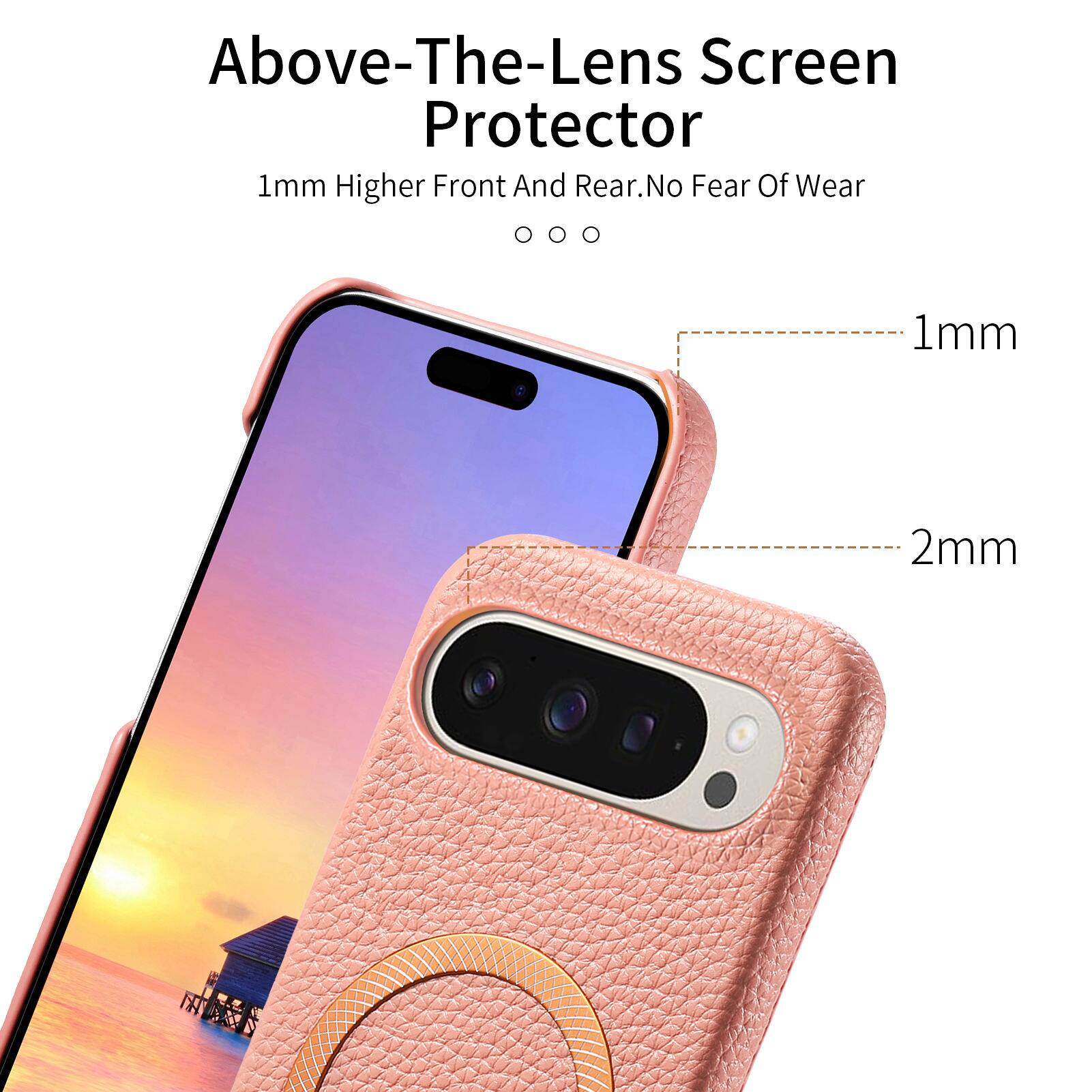 Above-The-Lens Screen Protector  
1mm Higher Front And Rear. No Fear Of Wear  
1mm  
2mm