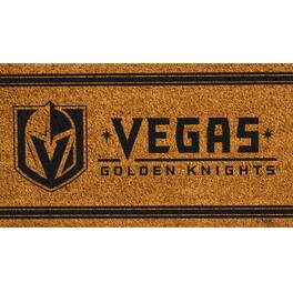Evergreen Enterprises - Vegas Golden Knights 16" x 28" Coir Logo Doormat - Multicolor