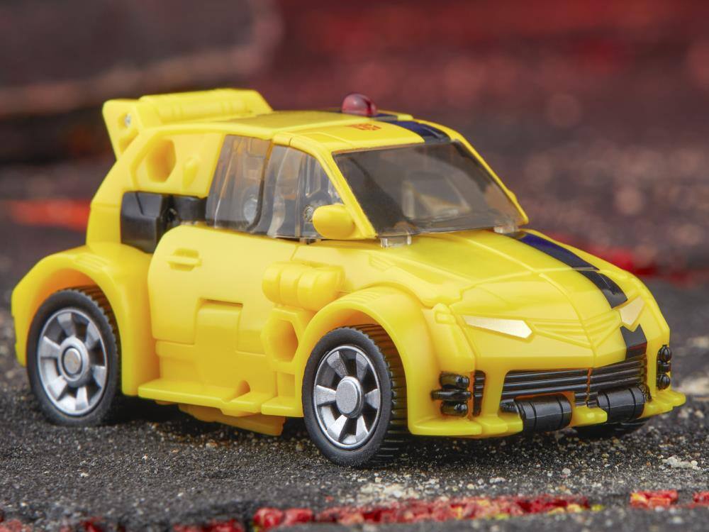 Alt View 4. Transformers - Hasbro F8524 5.5 inch Transformers Legacy United Deluxe Class Animated Universe Bumblebee Action Figure - Black.
