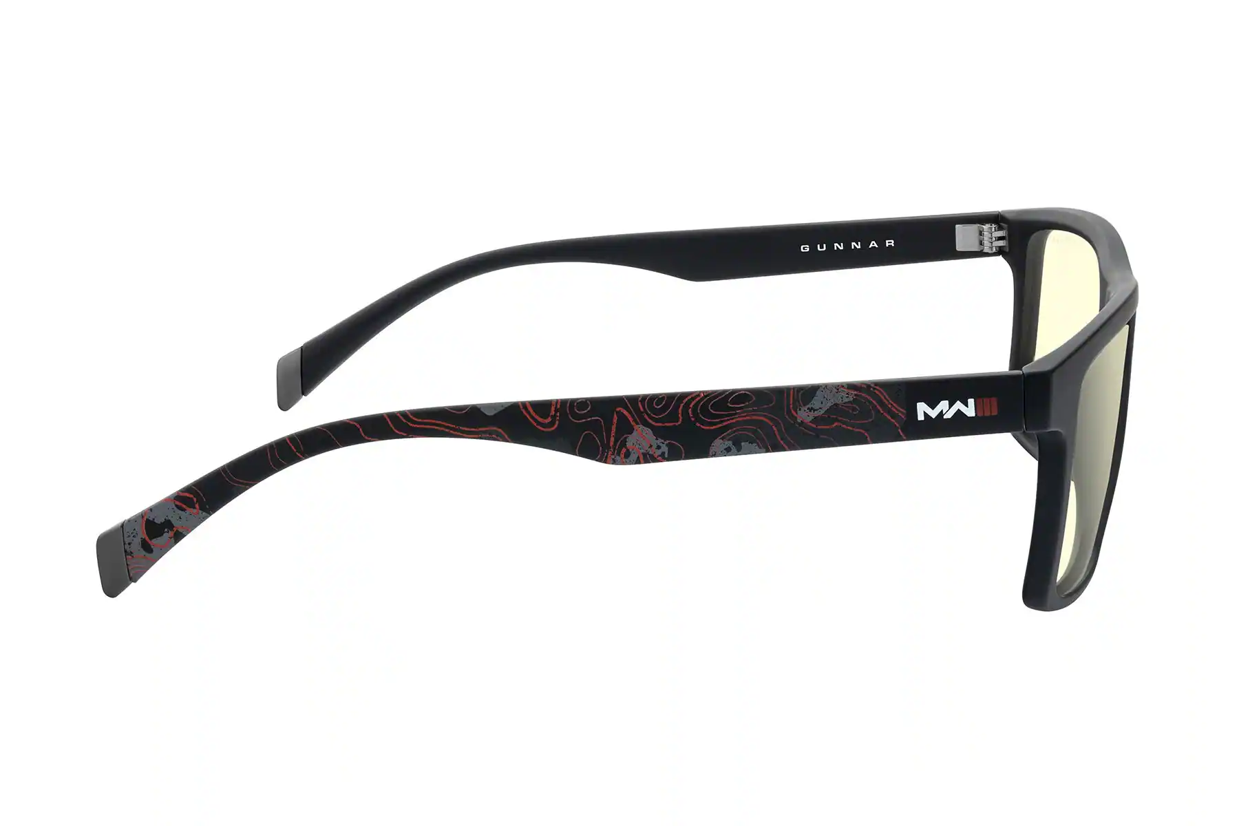 Alt View 7. GUNNAR - GUNNAR Gaming Glasses  - Call of Duty Alpha Edition, Infrared, Amber Lens - Blue Light Blocking, Relieve Dry Eye - Onyx Infrared.