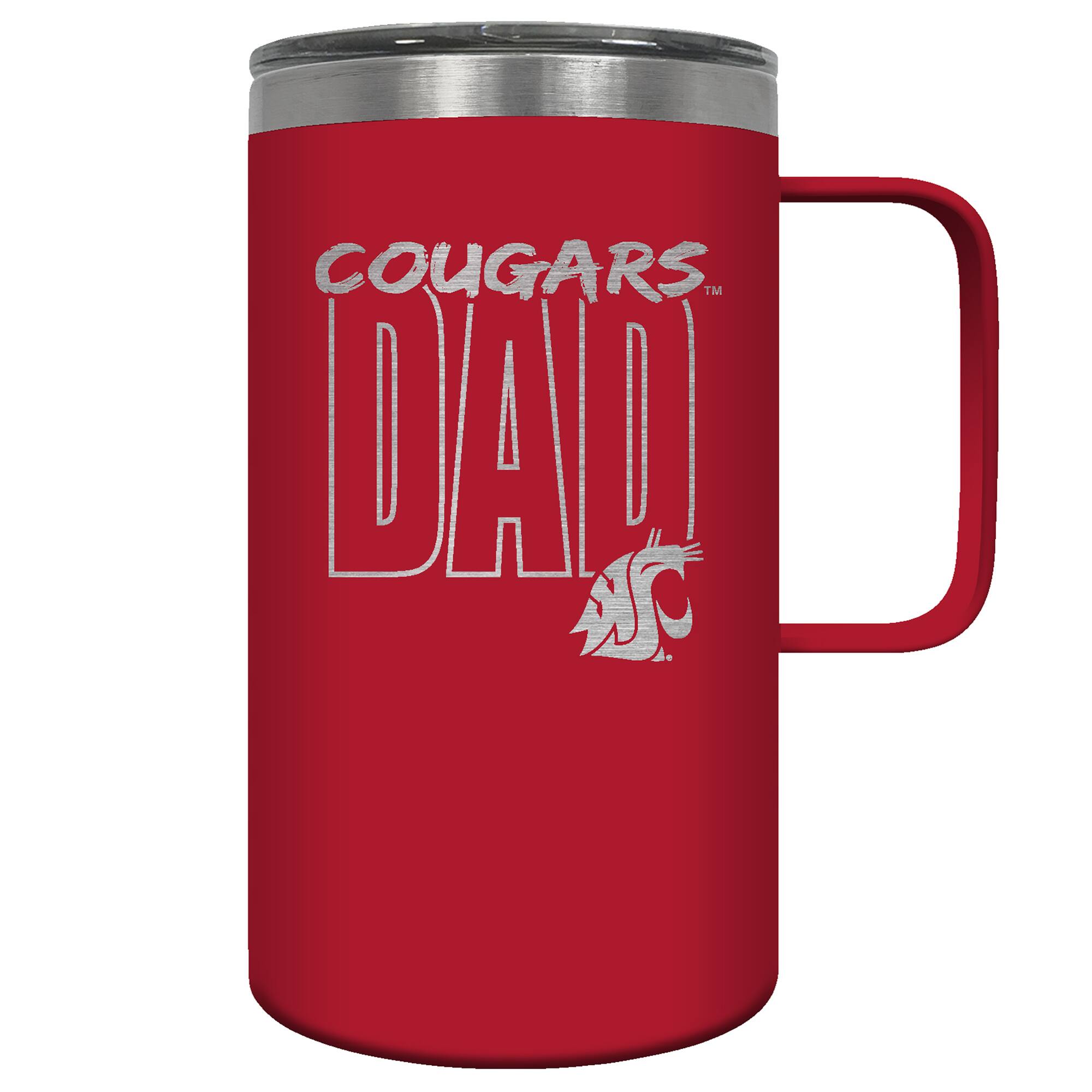 Great American Products - Washington State Cougars Dad 18oz. Hustle Travel Mug - Multicolor price history on PriceWatchPro