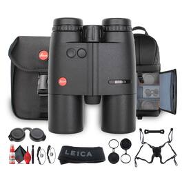Leica - 10x42 Geovid R Rangefinder Compact Lightweight Binoculars + Sling Backpack - Bundle