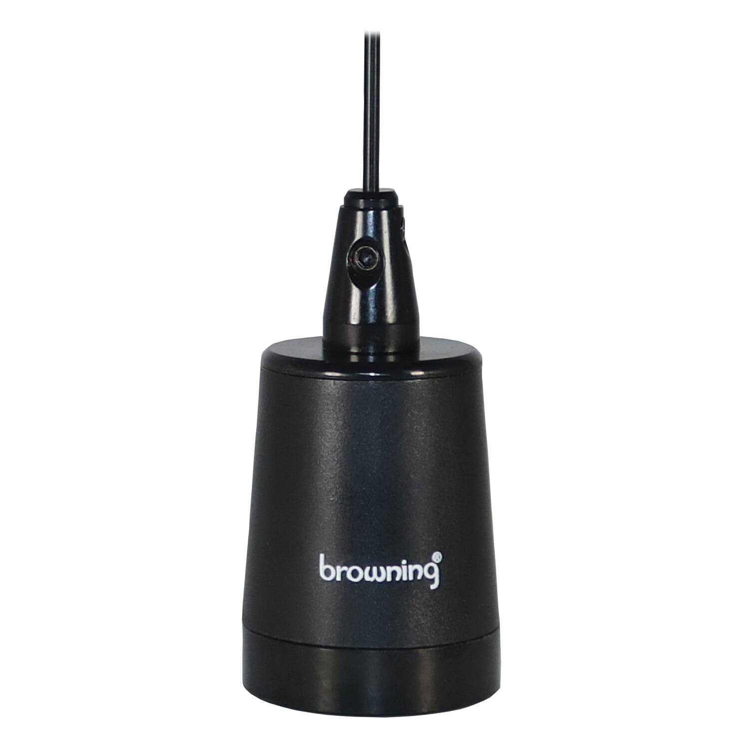 Back. Browning - Browning Br-158-b 200-watt Pretuned Wide-band 144 Mhz To 174 Mhz 2.4-dbd-gain Vhf Black Antenna With Nmo Mounting - Black.