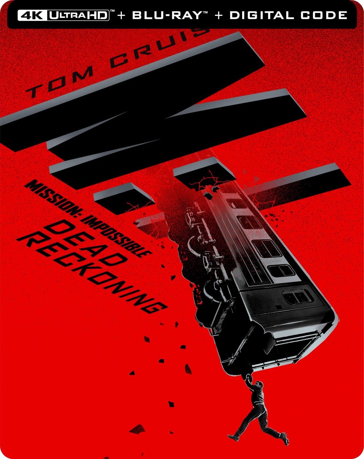 Front. Mission: Impossible 7: Dead Reckoning (Steelbook) - 4K Blu-Ray.