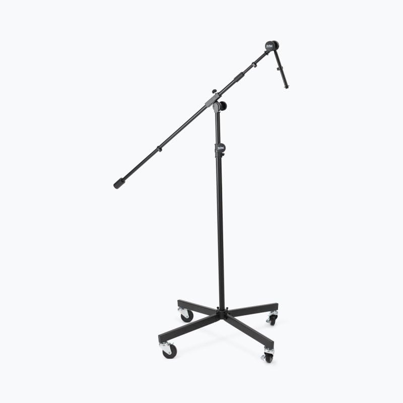 Alt View 8. On Stage Stands - On-Stage SB96+ Studio Microphone Boom with 7" Mini Boom Extension and Casters - Black.