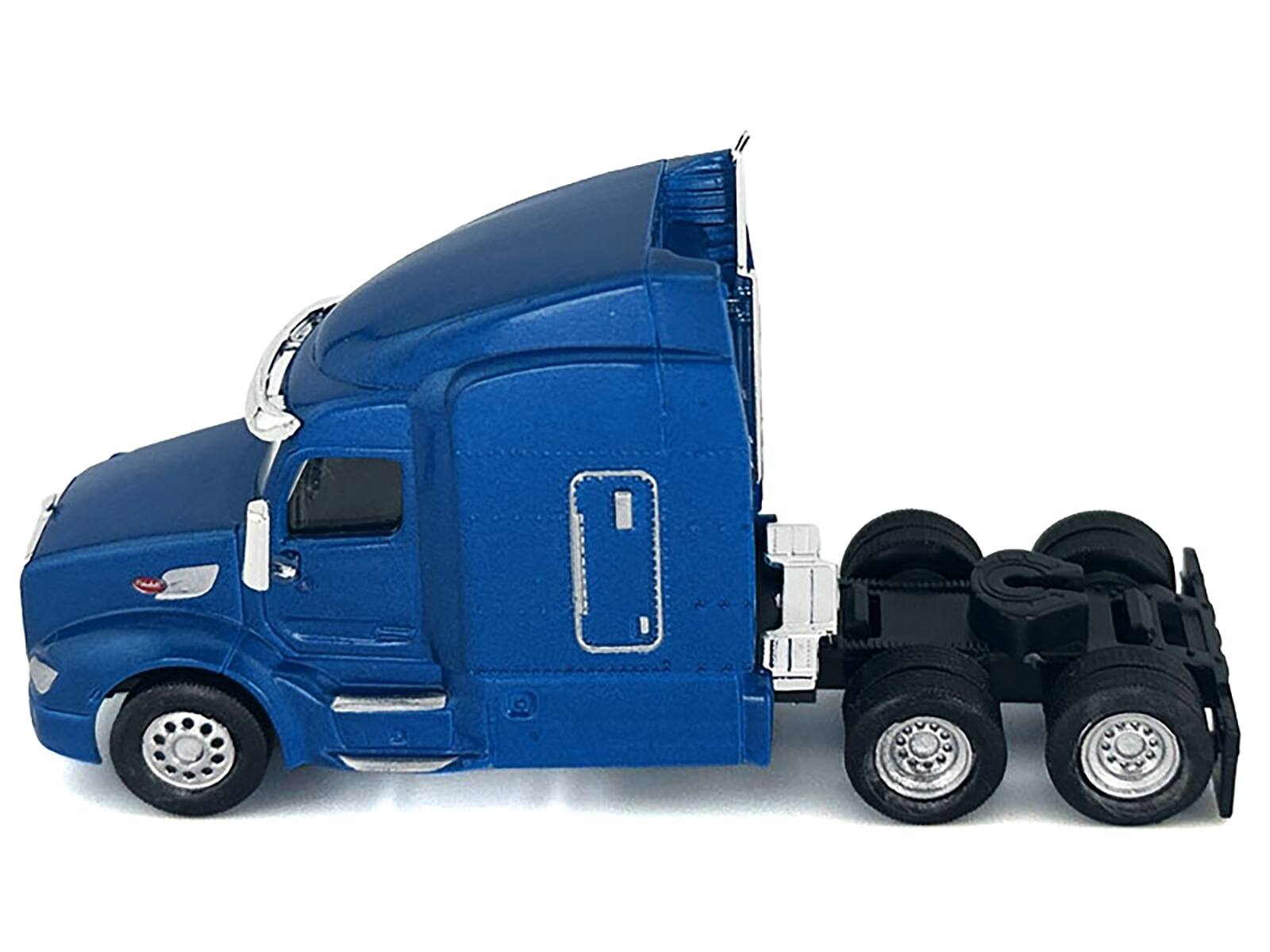 Alt View 2. HO Logistics Replicas - Peterbilt 579 Sleeper Cab Blue Metallic 1/87 (HO) Scale Plastic Model Car by HO Logistics.