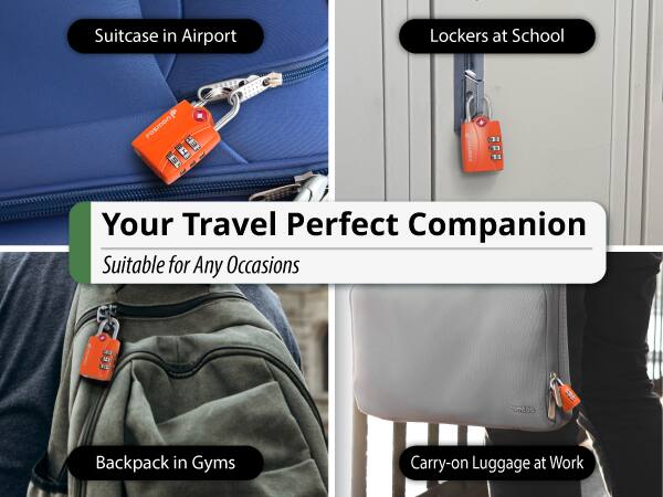 Suitcase in Airport, Lockers at School, Backpack in Gyms, Carry-on Luggage at Work, Your Travel Perfect Companion, Suitable for Any Occasions