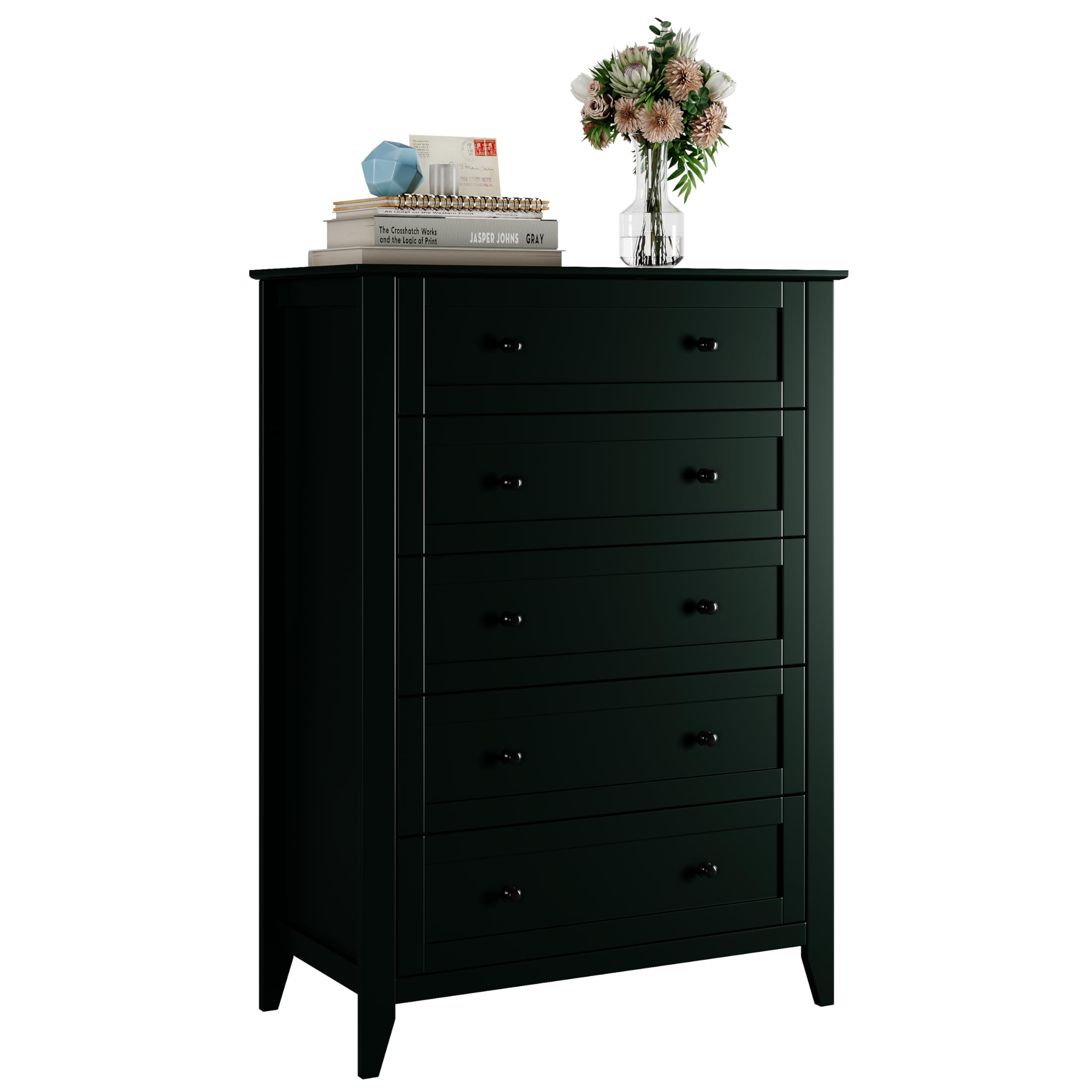 The text on the image reads:

- "The Complete Works of Edith Wharton"
- "JASPER JOHNS"
- "GRAY"