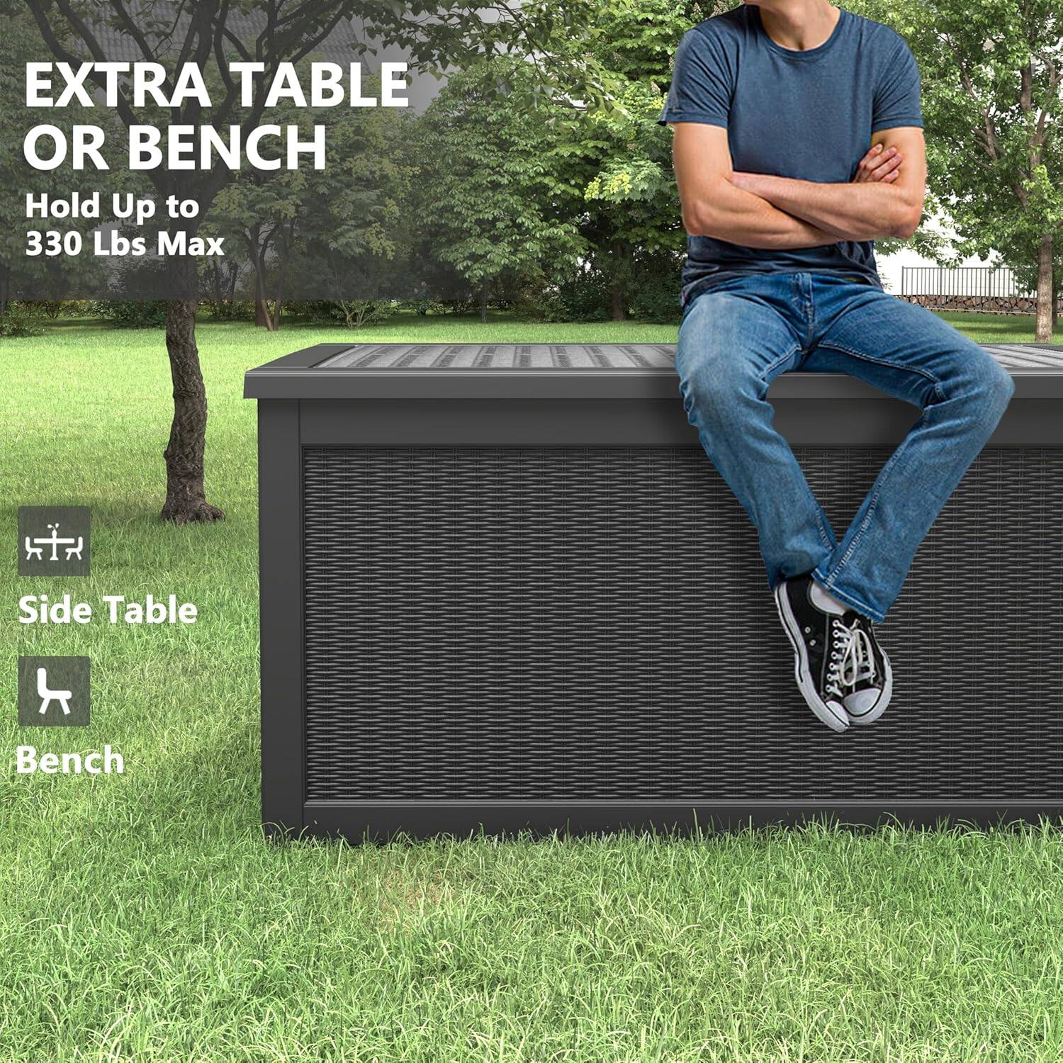 EXTRA TABLE OR BENCH  
Hold Up to 330 Lbs Max  
Side Table  
Bench