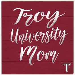 Jardine - Troy University Trojans 10'' x 10'' Team Mom Plaque - Maroon