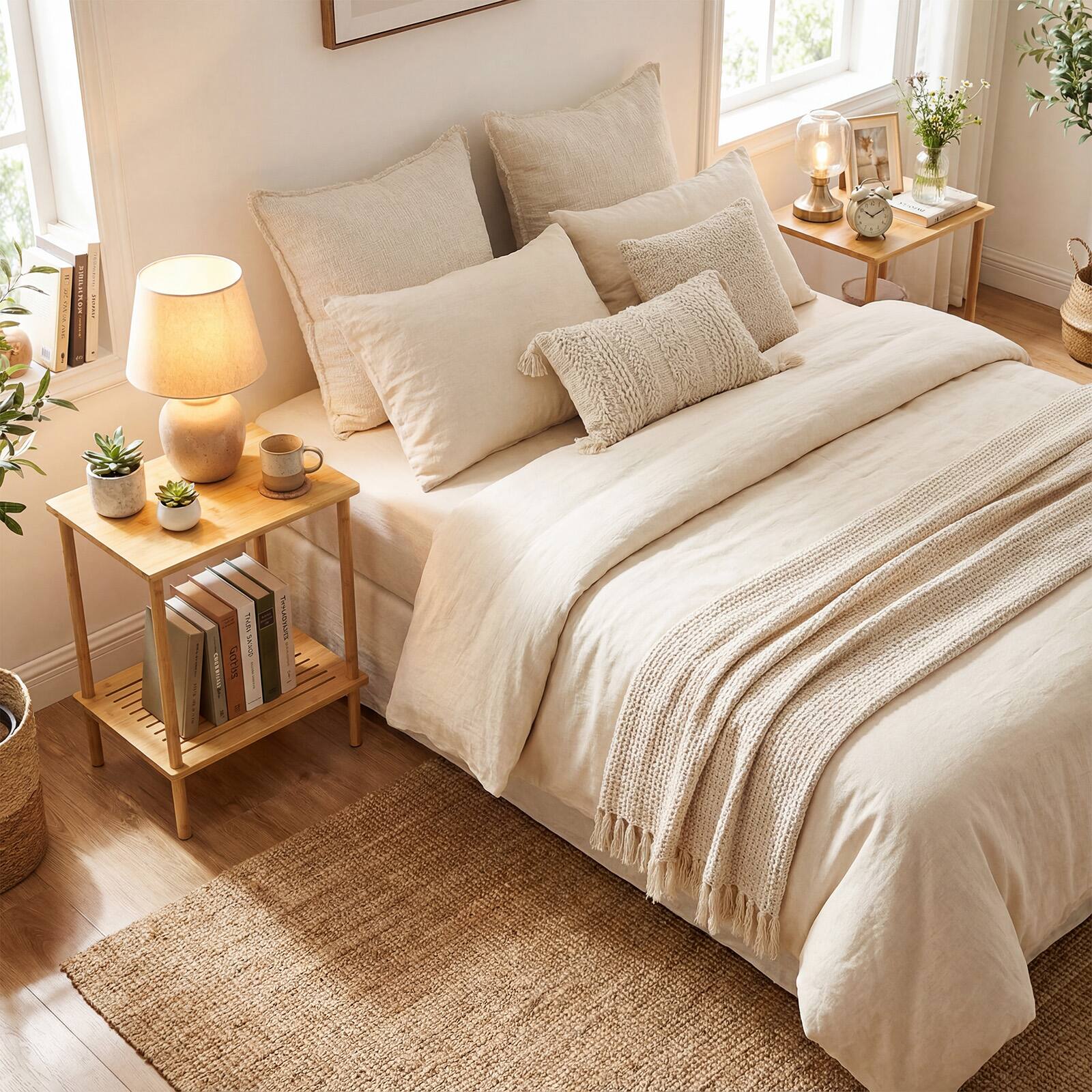 Alt View 4. Gymax - Gymax Side Table Set of 2 w/Storage Shelves Rectangular Tea Sofa Table Accent Table - Yellow.