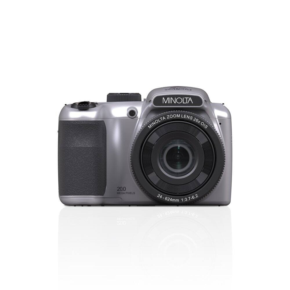 MINOLTA ZOOM LENS 26x OIS  
MINOLTA 20.0 MEGA PIXELS  
24-624mm 1:3.7-6.2  
24-624mm 1:3.7-6.2