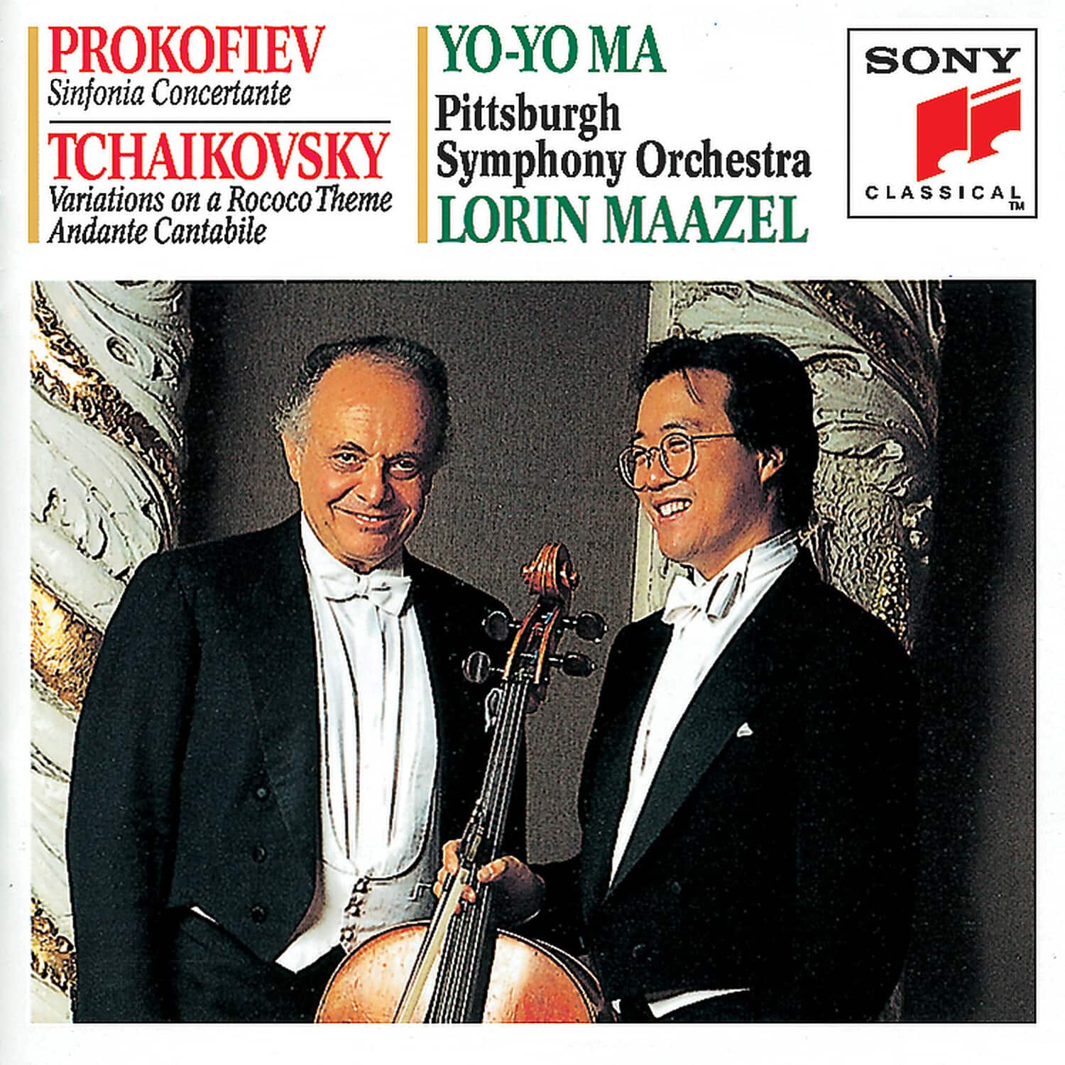 Yo-Yo Ma - Sinfonia Concertante / Rococo Variations  - COMPACT DISCS