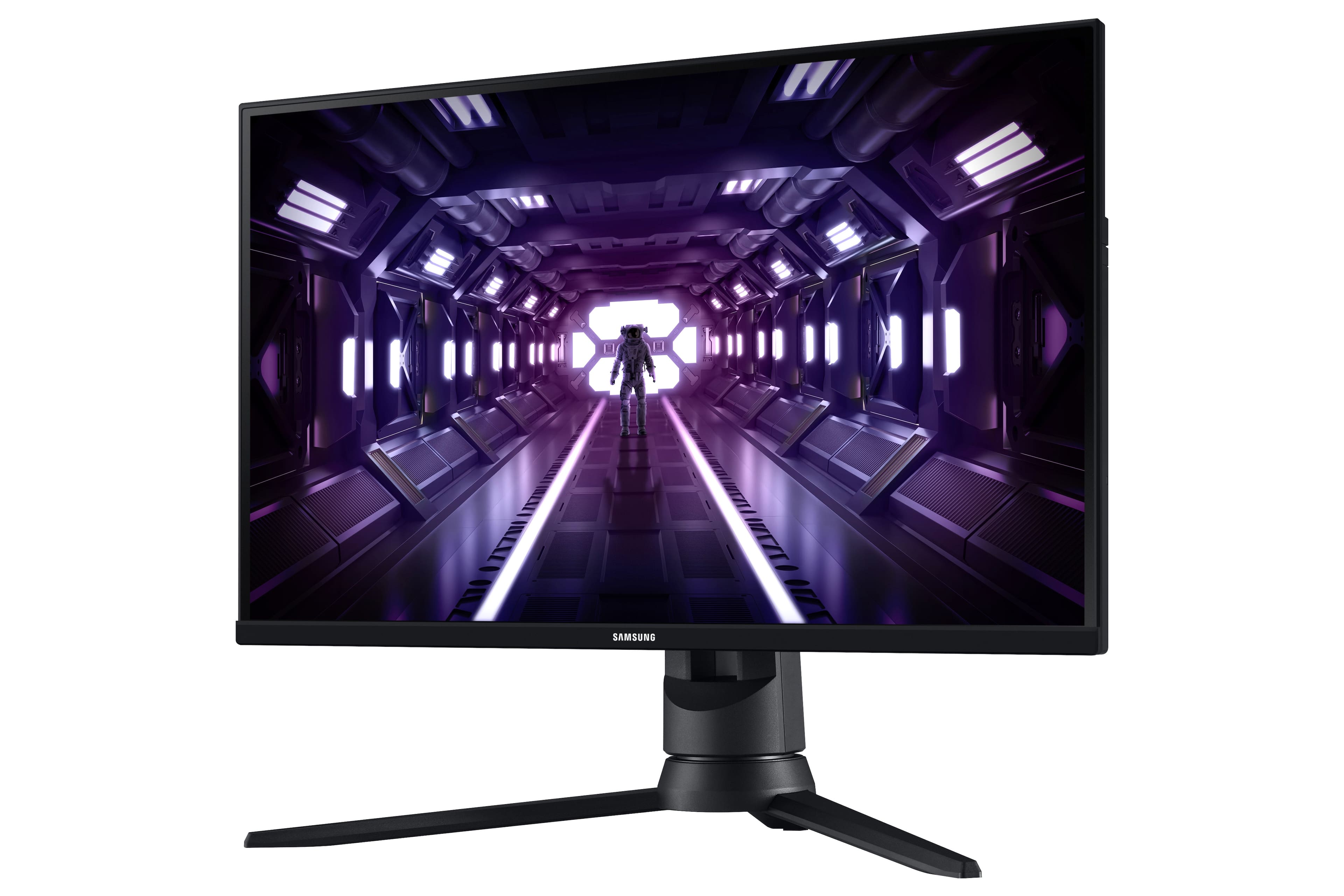 Alt View 13. Samsung - Odyssey G3 24" Flat FHD 1ms AMD FreeSync Gaming Monitor - Black - Black.