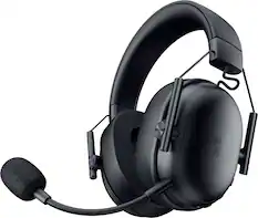 Front. Razer - BlackShark V3 X Hyperspeed Wireless Over-the-Ear Gaming Headset for PC, Mac, Playstation, Nintendo Switch, Smartphone - Black.