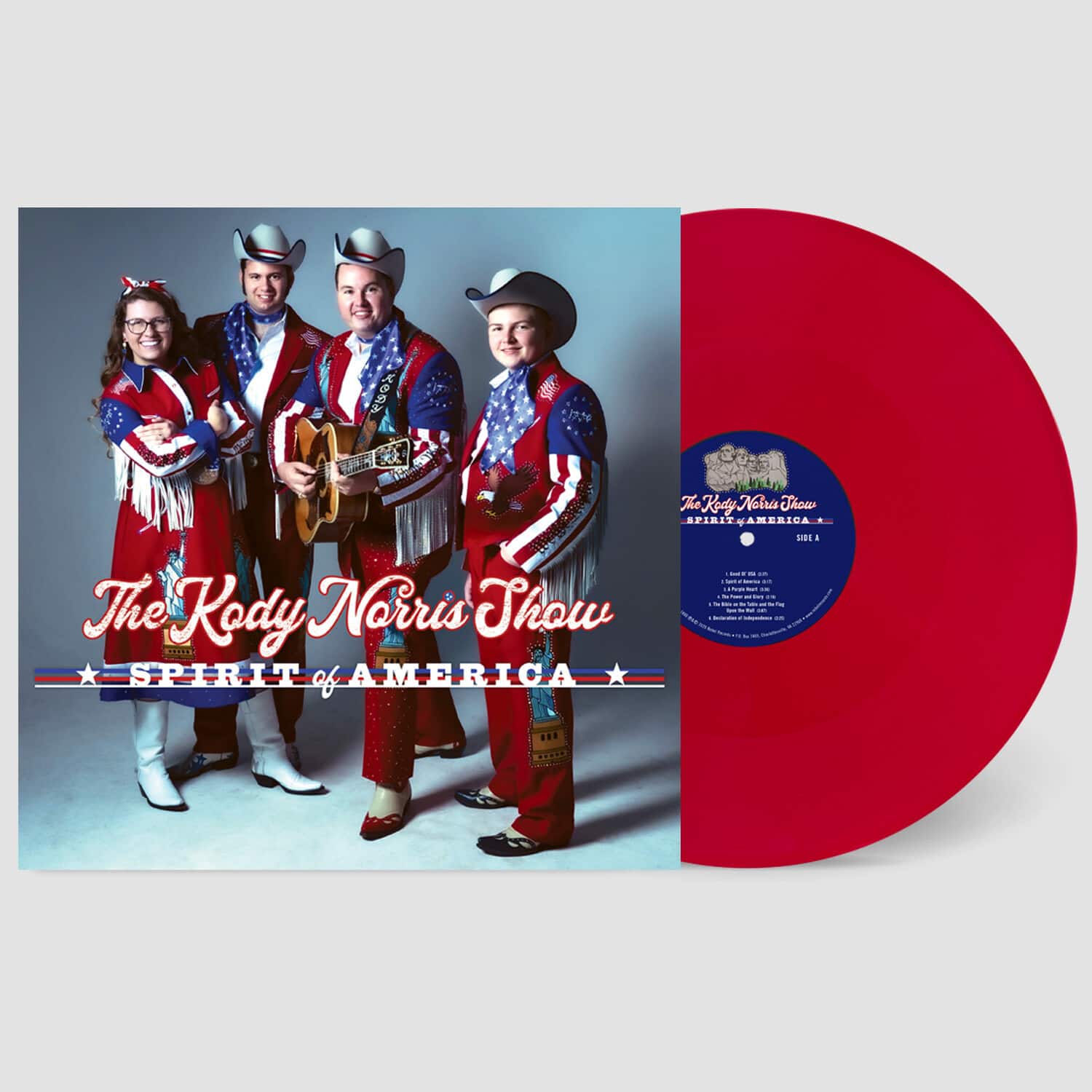 The Kody Norris Show - Spirit of America - Red   - VINYL LP price history on PriceWatchPro
