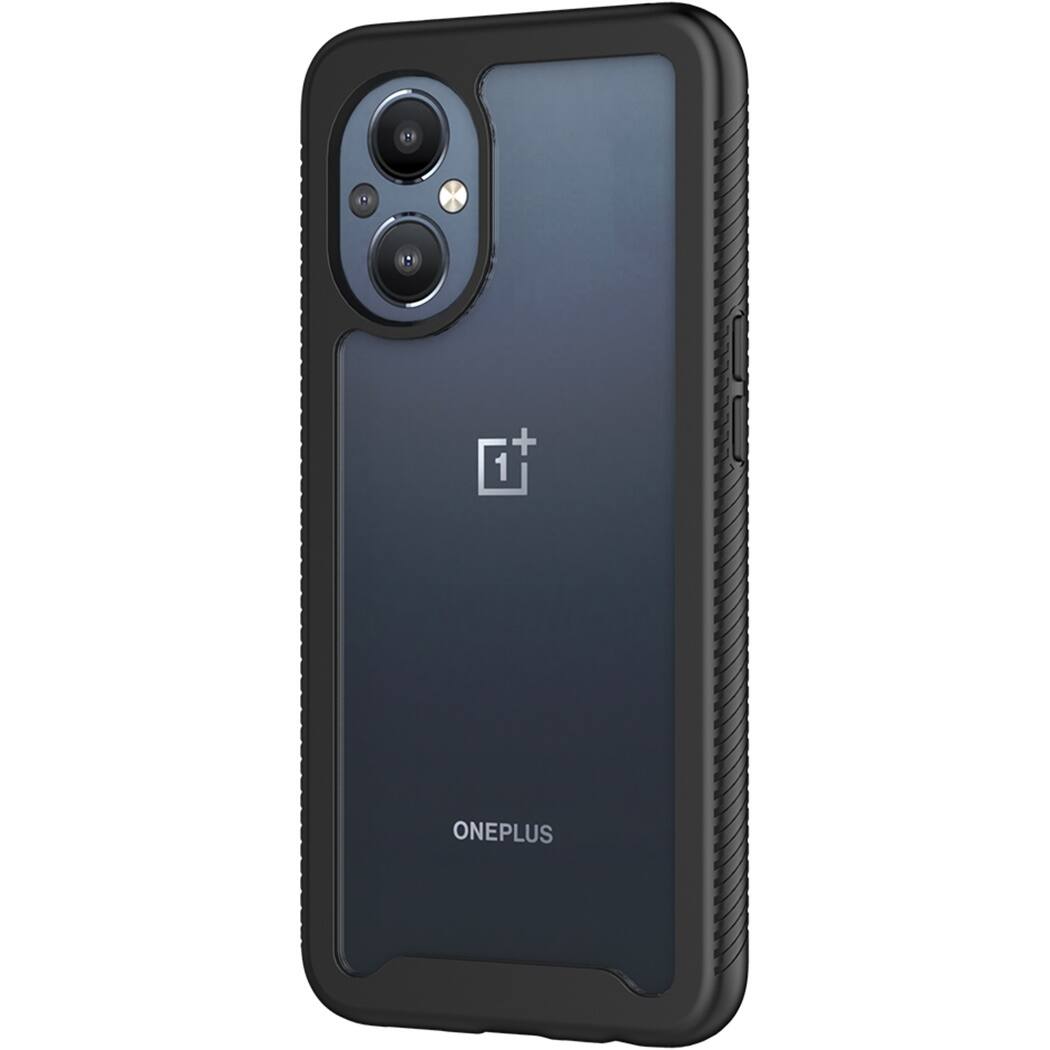Left. SaharaCase - GRIP Series Case for OnePlus Nord N20 5G - Black.
