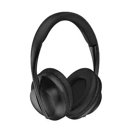 Front. RCA - Wave-55 Wireless Over-Ear Bluetooth Headphones, 12H Playtime - Matt Black.