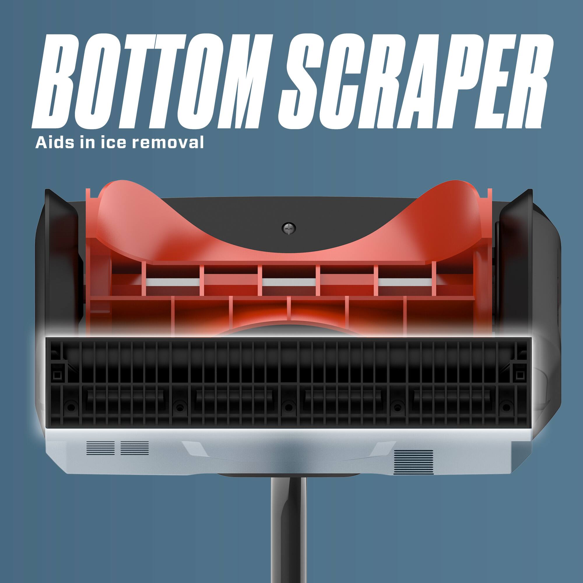 BOTTOM SCRAPER  
Aids in ice removal
