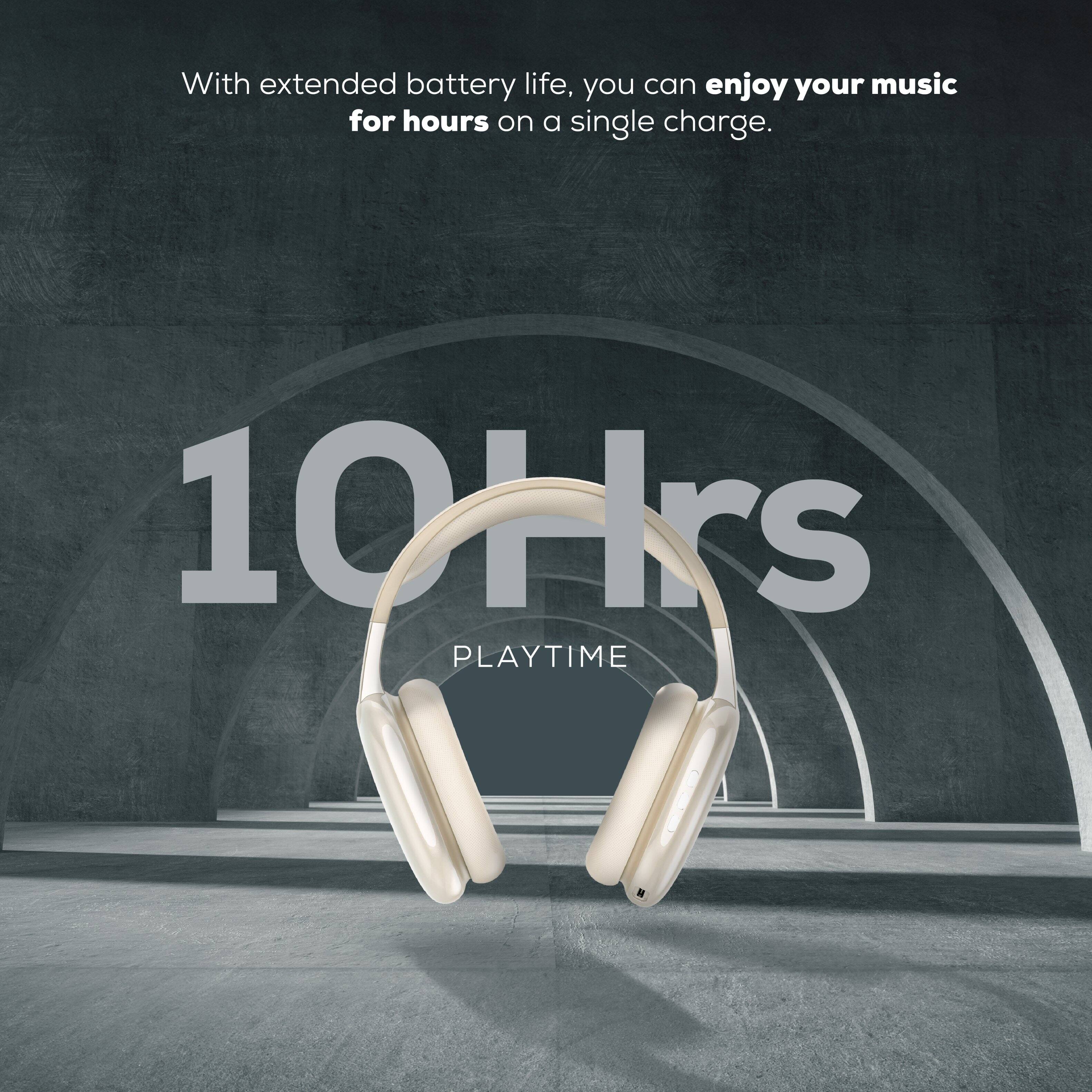 With extended battery life, you can enjoy your music for hours on a single charge.

10 Hrs PLAYTIME